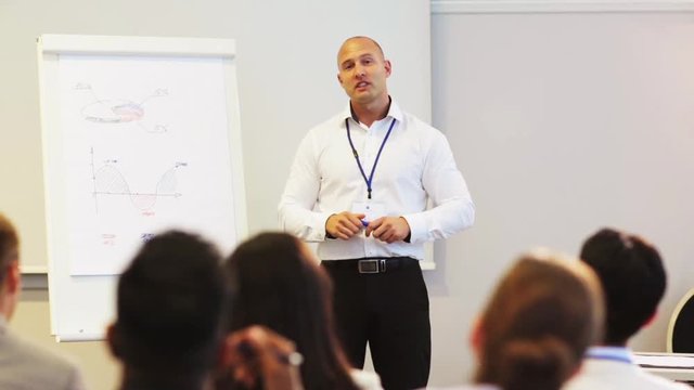 group of people at business conference