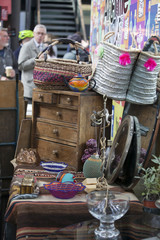Antique market in the Spitalfields market is traditionally held on Thursdays