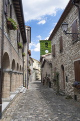 Fototapeta na wymiar Frontino, old village in Montefeltro (Marches, Italy)