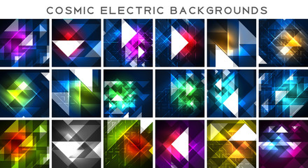 Mega collection of cosmic electric backgrounds