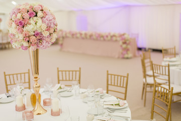 Wedding table decoration