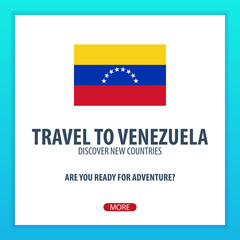 Travel to Venezuela. Discover and explore new countries. Adventure trip.