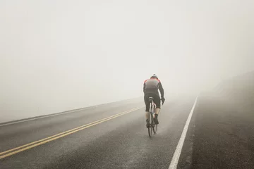 Poster Riding int he fog © Paloma Ayala