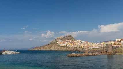 Fototapeta na wymiar Castelsardo is a town in Sardinia, Italy, located in the northwest of the island