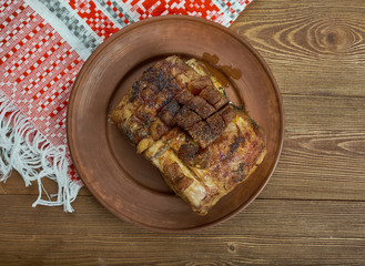 German fried pork loin