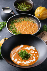 Pumpkin cream soup