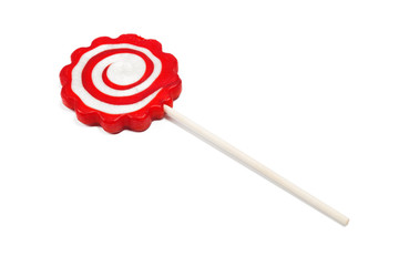 lollipop on white background