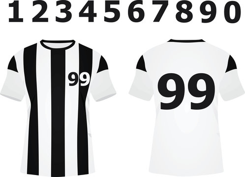 Soccer jersey. vector illustration