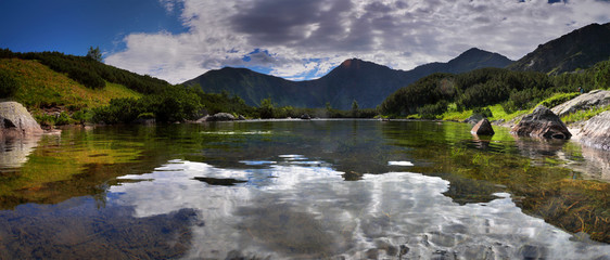 Panorama Mały Staw Rohacki © Ola i Eryk