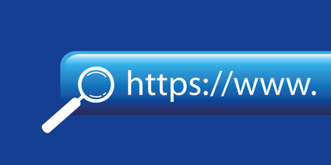 sichere website suche https blau