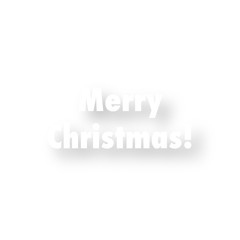 Icon mit Schatten - Merry Christmas - Glückwunsch