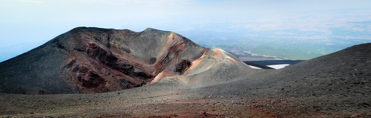 Crater of Mount Etna
