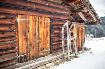 Fototapeta premium Old wooden Sleigh