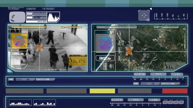 surveillance - map - security camera - digital