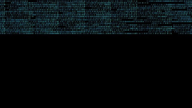 empty space under the binary code for your own text or image. the cinematic background.