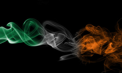 Ireland national smoke flag