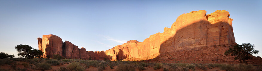 Panoramic View of Monument Valley
