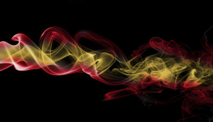 Spain national smoke flag
