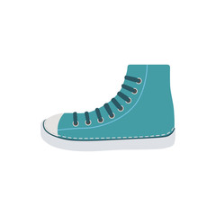 mens shoe vector illustration in cartoon style