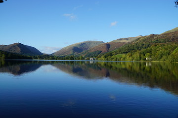 Fototapeta na wymiar 湖水地方の風景
