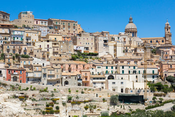 Fototapeta na wymiar Ragusa (Sicily, Italy) - Landscape of the ancient centre of Ibla