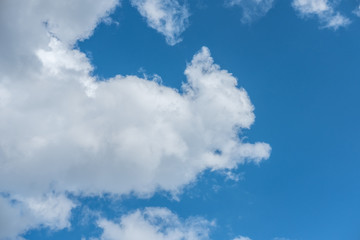 Blue sky with clouds