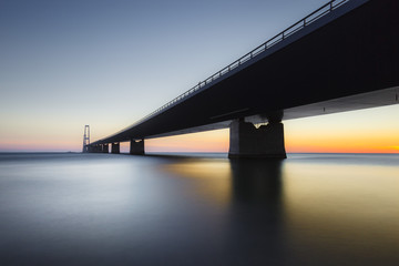Le pont du Grand Belt, Danemark