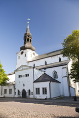 Fototapeta premium View of St Mary Cathedral (Dome Church) on Toompea Hill in old Tallinn, Estonia..