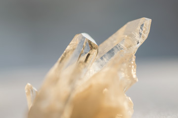 Quartz cristal rock detail