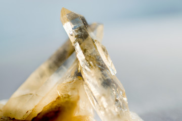 Quartz cristal rock detail