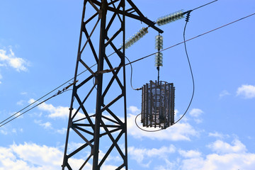 A line trap (high-frequency stopper)