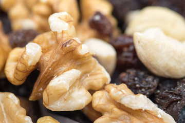 Nuts mixed, for backgrounds or textures