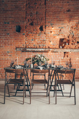 wedding decor and dress the modern bride, stylish European-style wedding