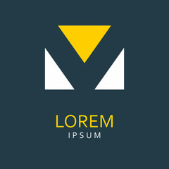 Obraz premium V Letter Logo. Vector Icon