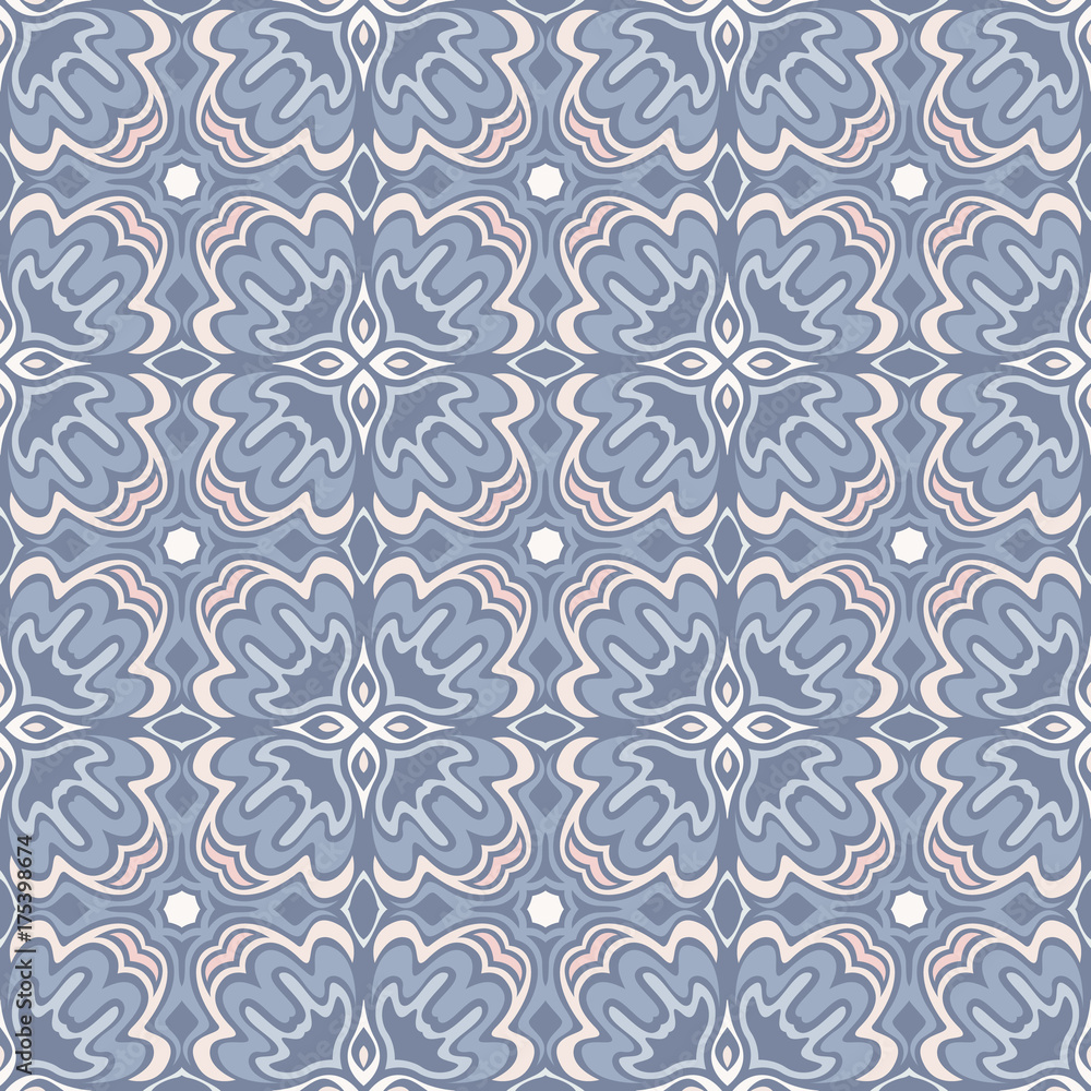 Aufkleber abstract seamless pattern of wavy geometric forms. the optical distortion of the image.
