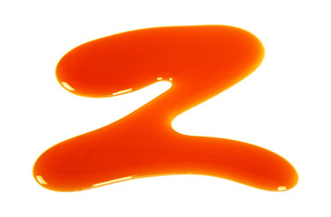 Caramel isolated on white background