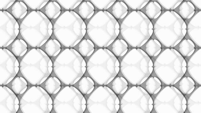 Seamless loop animation background with uncolored tiles