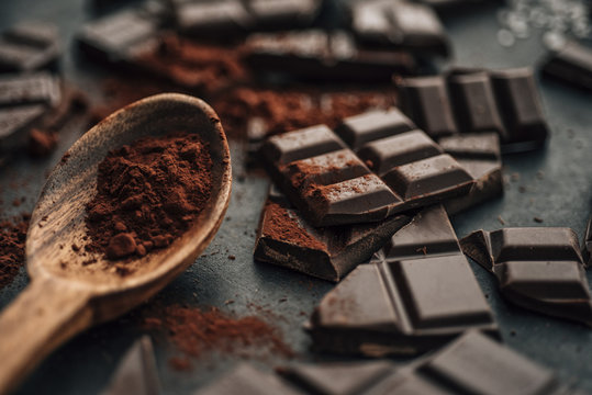 Food: Dark chocolate, cocoa and sea salt