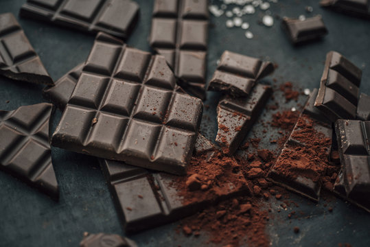Food: Dark chocolate, cocoa and sea salt