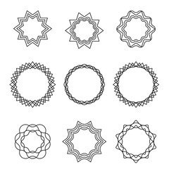 Vintage frames and design elements