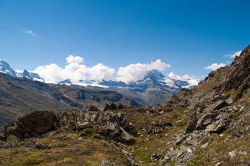 Fototapeta na wymiar Switzerland Alps in summer