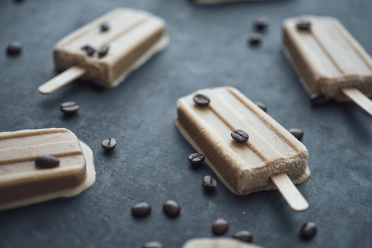 Food: Popsicles,  Espresso with condensed milk