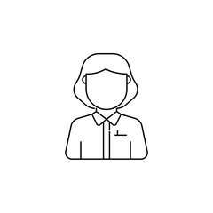 surgeon woman avatar icon