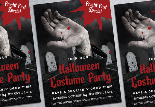 Halloween Party Flyer Layout 5