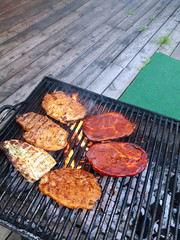 Fleisch auf dem Grill