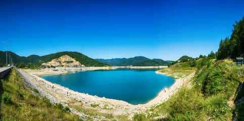 Lake Zaovine in Serbia