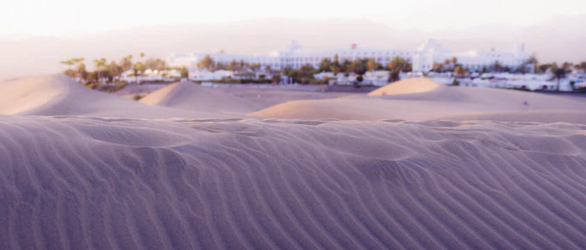 The Maspalomas dunes, Gran Canaria, Spain