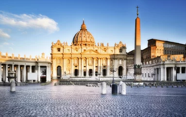 Foto op Aluminium Saint Peter's Basilica, Rome © fabiomax