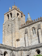 Fototapeta premium Portugal - Evora - Clocher de la Sé, Cathédrale Notre-Dame-de-l'Assomption - 