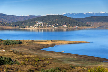 Amazing Autumn Landscape of Batak Reservoir, Pazardzhik Region, Bulgaria